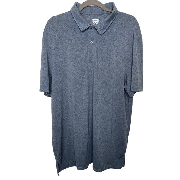 32 Degrees Other - 32 Degrees Cool Polo Shirt Micro Stripe Blue Size 2XL
